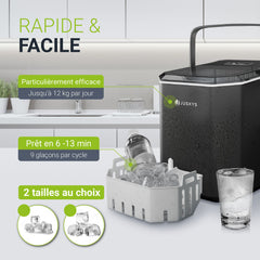 Machine à glaçons avec système autonettoyant IceOracle