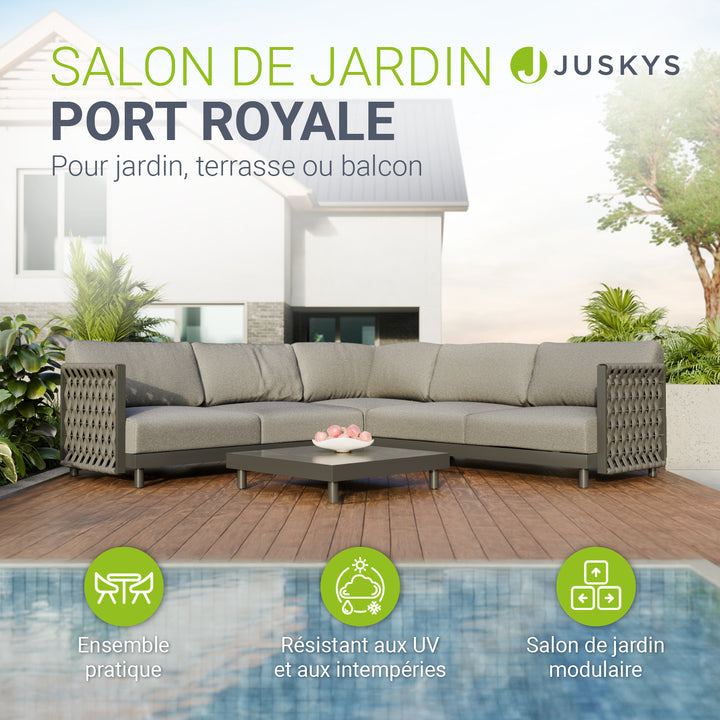 Ensemble de meubles de jardin haut de gamme Port Royale