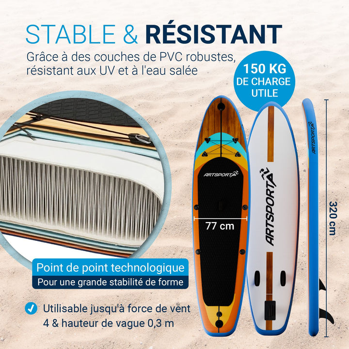 Set de planche de stand up paddle - Kayak
