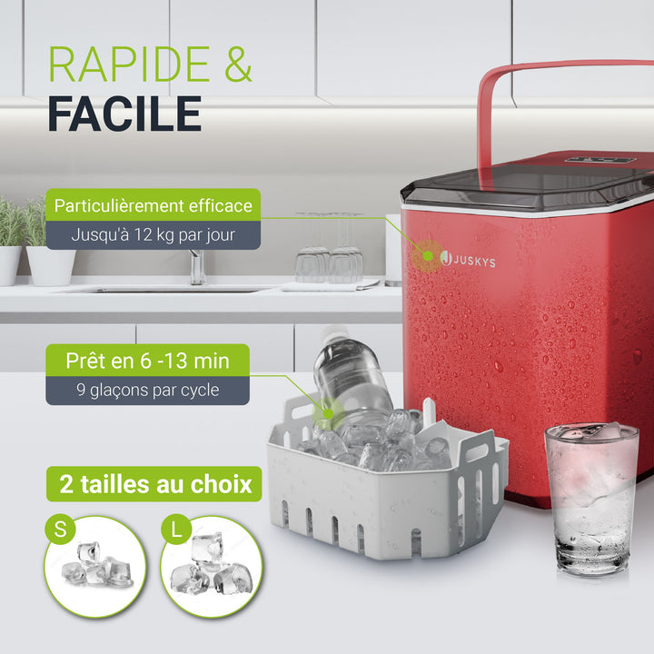 Machine à glaçons avec système autonettoyant IceOracle