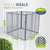 Composteur métallique pour déchets de jardin