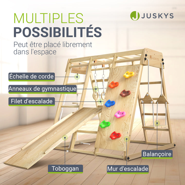 Structure d'escalade intérieure pour enfants