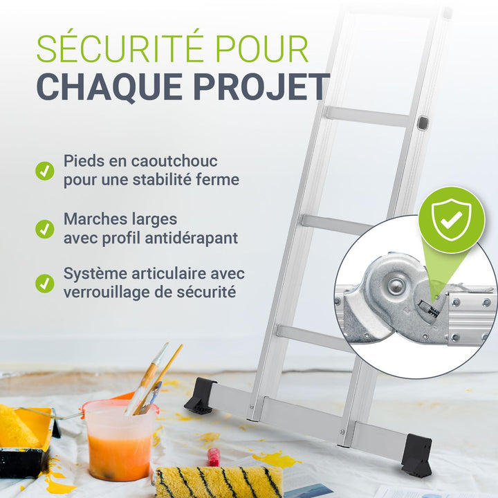 Échelle multifonctionnelle en aluminium