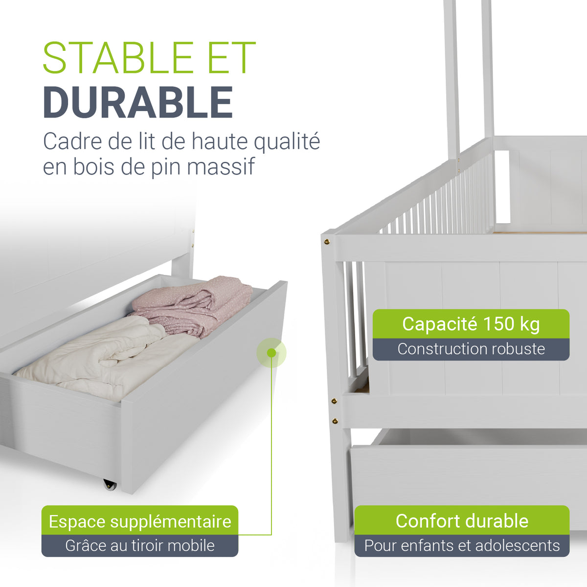 Lit pour enfants Yari