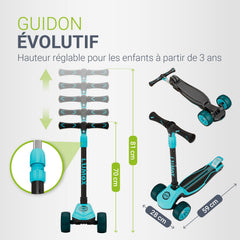 Trottinettes pour enfants pour des aventures en toute sécurité