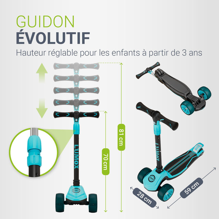 Trottinettes pour enfants pour des aventures en toute sécurité