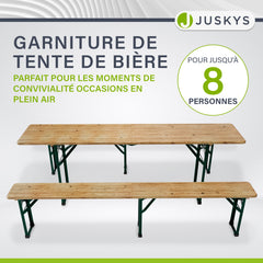 Ensemble de tente à bière Passau 220 cm