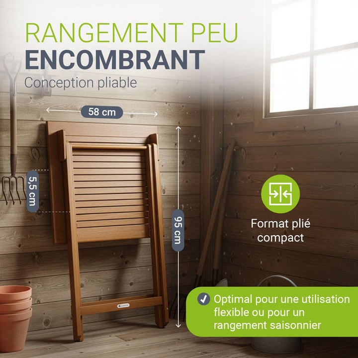 Table en bois pliable Zadar
