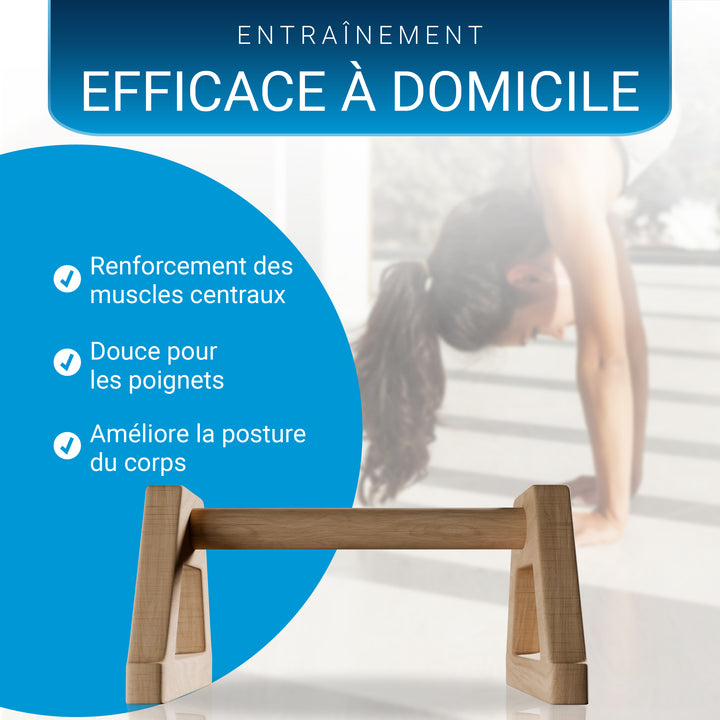 Poignées de pompes en bois