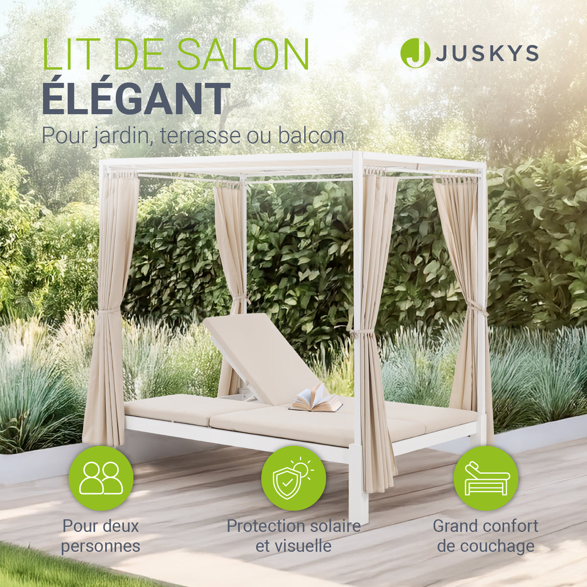 Lit double salon Crète