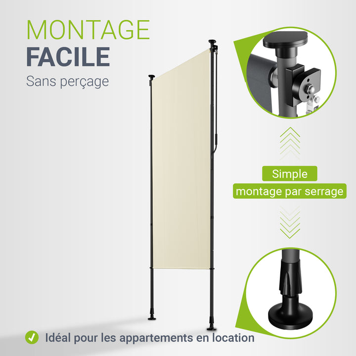 Store vertical Barbados – sans perçage, 1 à 2 m