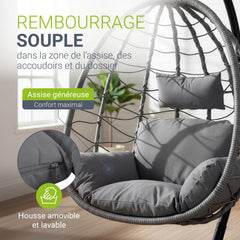 Chaise suspendue Aria avec cadre