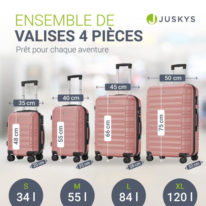 Ensemble de valises rigides Rome