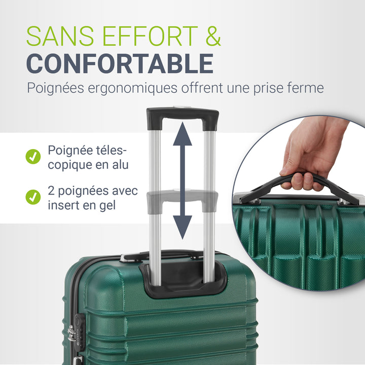Ensemble de valises rigides Rome