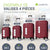 Ensemble de valises rigides Rome