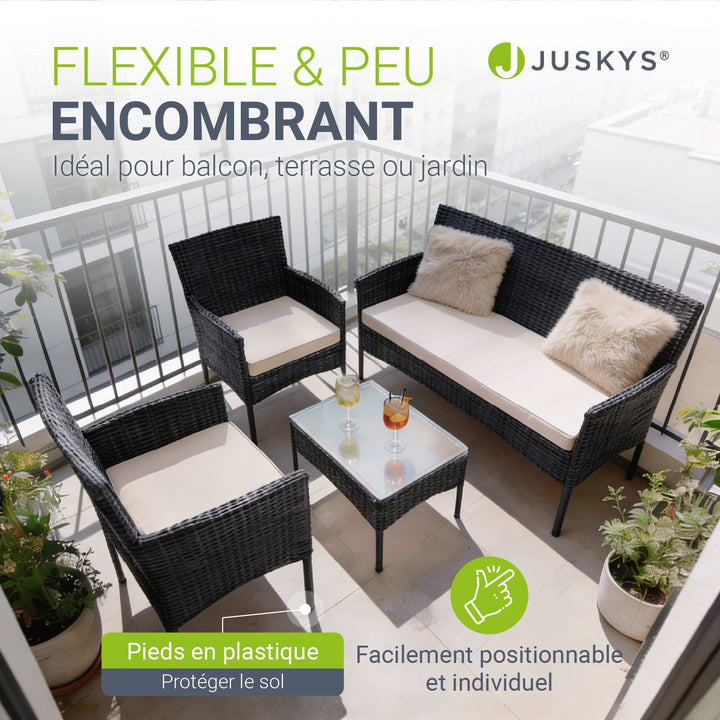 Ensemble de sièges en polyrotin Fort Myers