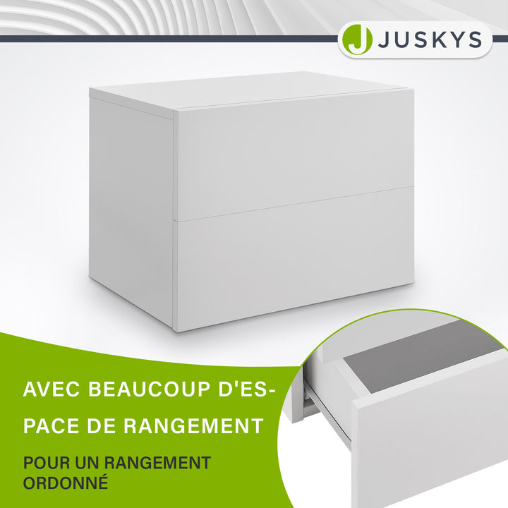 Table de chevet murale suspendue