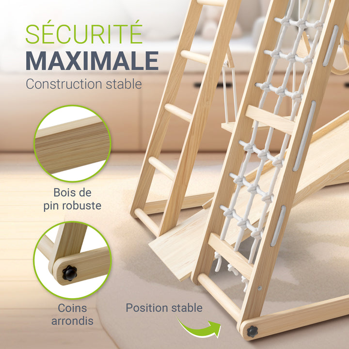 Structure d'escalade intérieure pour enfants