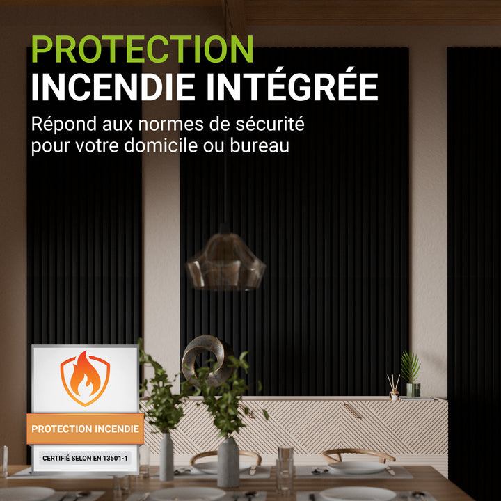 Lot de 4 panneaux muraux acoustiques