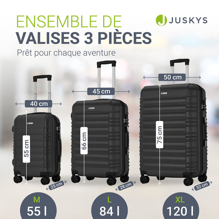 Ensemble de valises rigides Rome