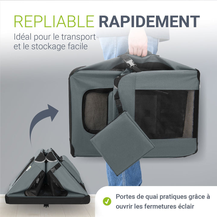 cage de transport pliable pour chien Lassie