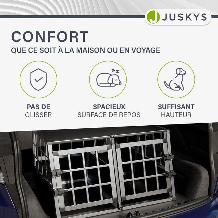 Caisse pour chien en voiture