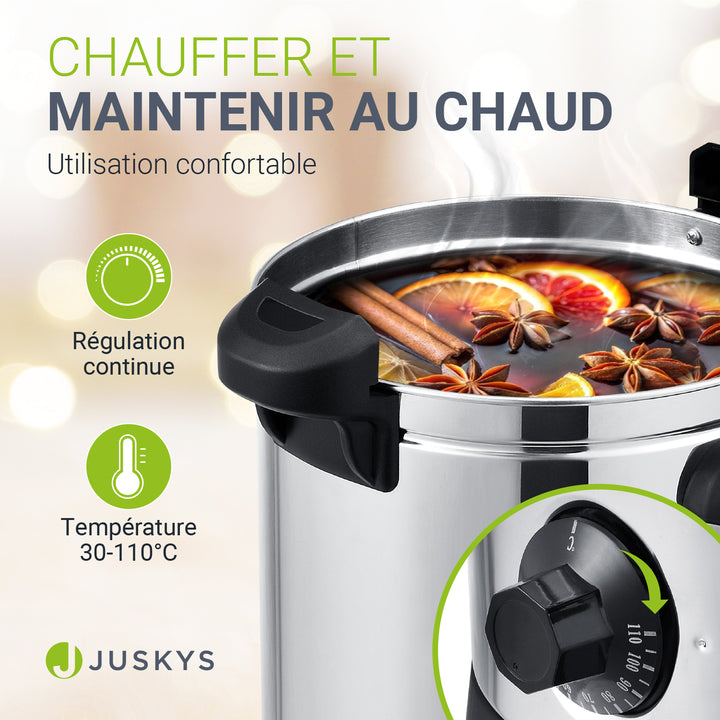 Cuiseur à vin chaud Teramo, 7 l ou 10 l