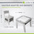 Table de jeu avec deux chaises Milou