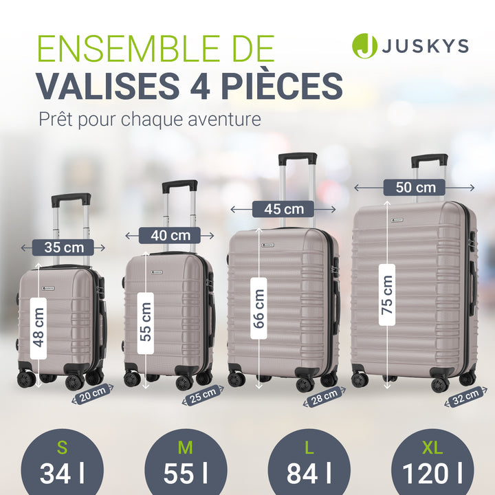 Ensemble de valises rigides Rome