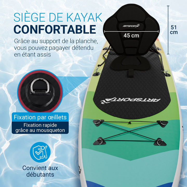 Set de planche de stand up paddle - Kayak