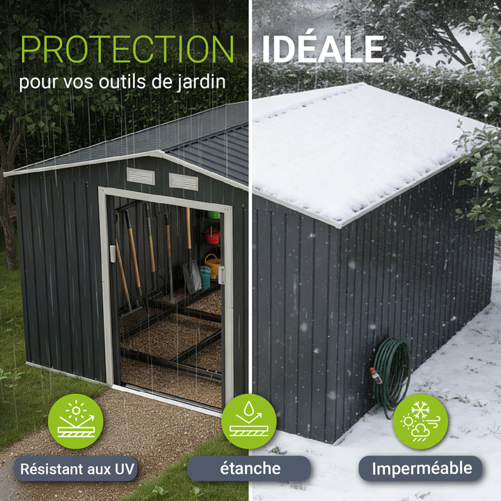 Abri à outils en métal