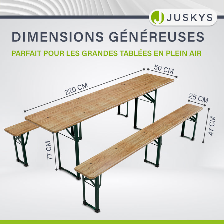 Ensemble de tente à bière Passau 220 cm