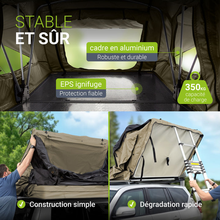 Tente de toit pour 2 personnes Lago