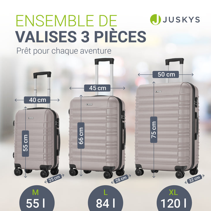 Ensemble de valises rigides Rome