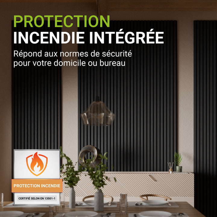 Lot de 4 panneaux muraux acoustiques