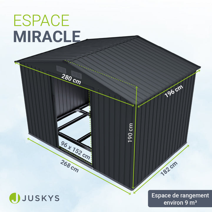 Abri à outils en métal