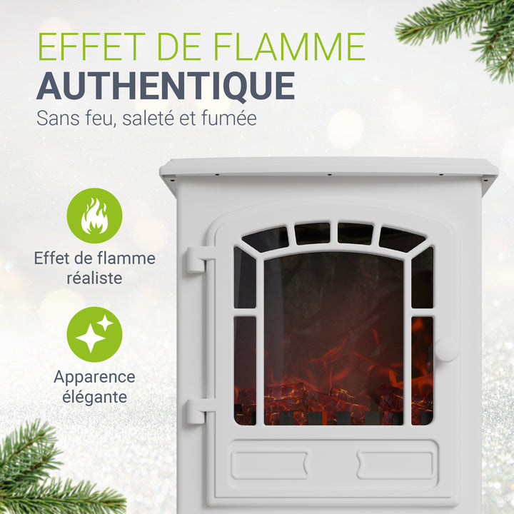Cheminée électrique 2000W avec effet de flammes