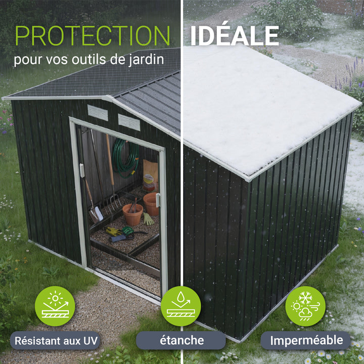 Abri à outils en métal