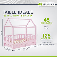 Lit enfant Marli 90 x 200 cm avec sommier