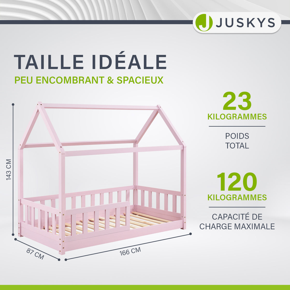 Lit enfant Marli 80 x 160 cm