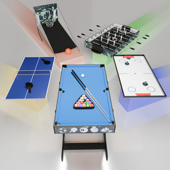 Table de jeu 5 en 1, boule magique