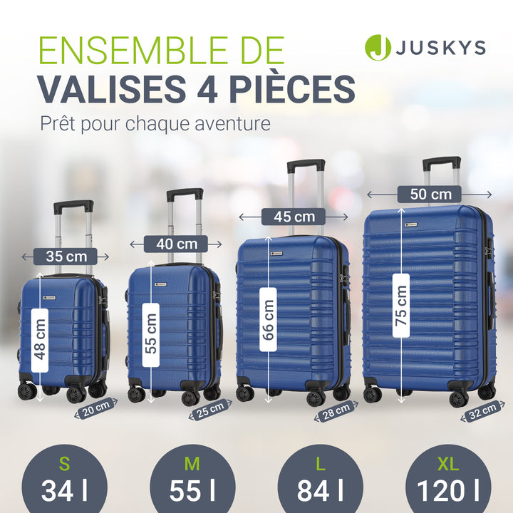 Ensemble de valises rigides Rome