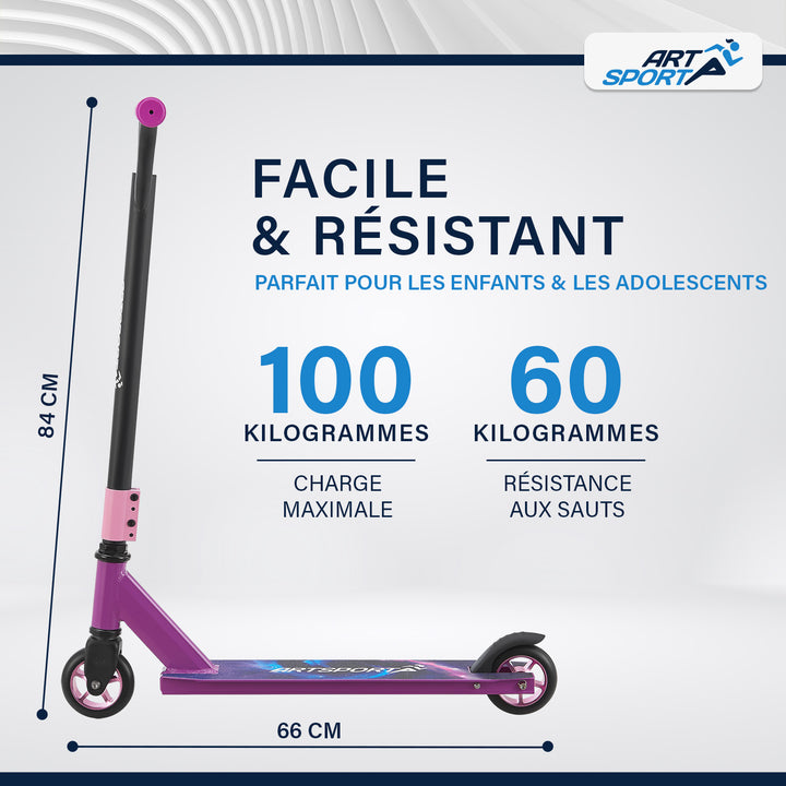 Trottinettes acrobatiques pour enfants