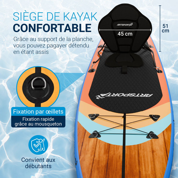 Set de planche de stand up paddle - Kayak