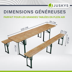 Ensemble de tente à bière Passau 220 cm