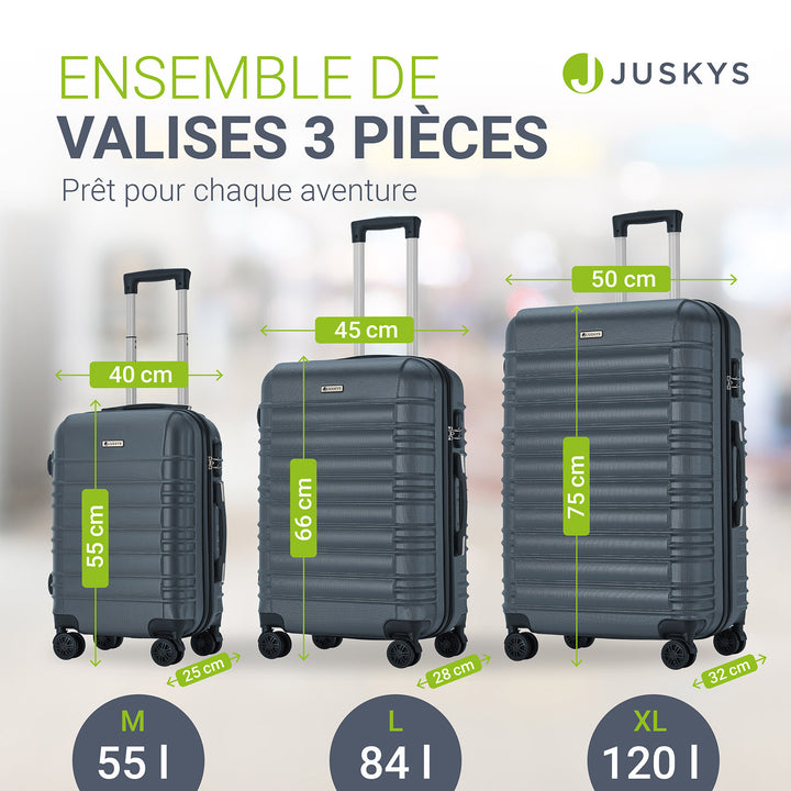 Ensemble de valises rigides Rome