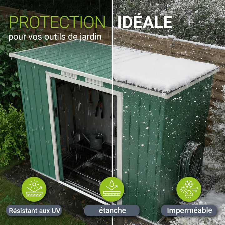 Abri à outils en métal