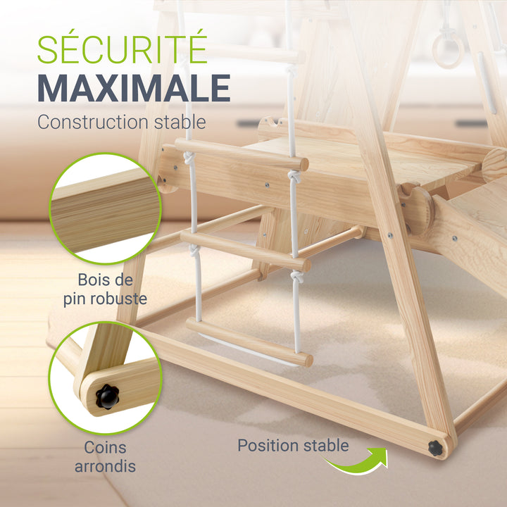 Structure d'escalade intérieure pour enfants