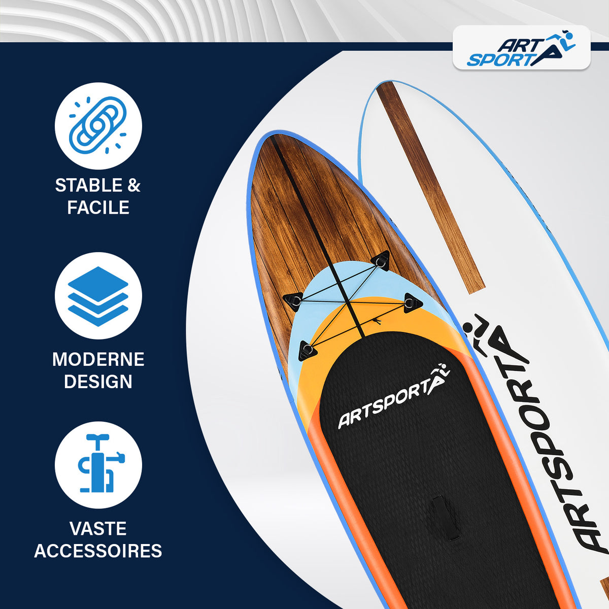Planche de stand up paddle - Ensemble complet