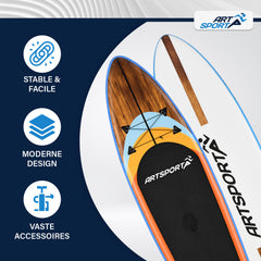 Planche de stand up paddle - Ensemble complet
